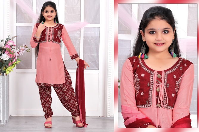 Rakhi 8015 Kids Readymade Girls Wear Catalog